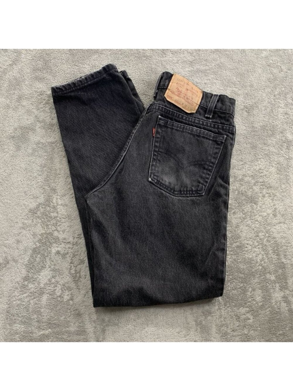 Vintage Levi's 550 Jeans Mens 31x30” Black Relaxed Fit Tapered Leg Made USA 1995